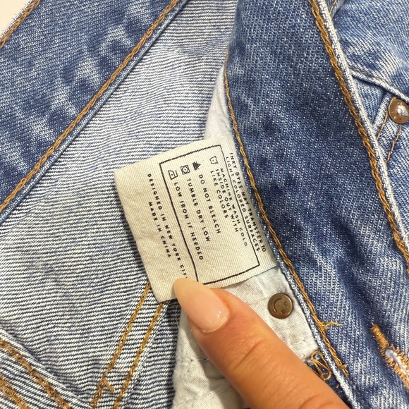 AYR button fly jean shorts - Picture 3 of 5